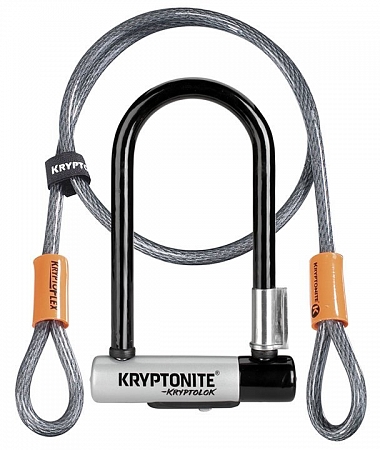 Kryptonite KryptoLok Mini-7 с тросом