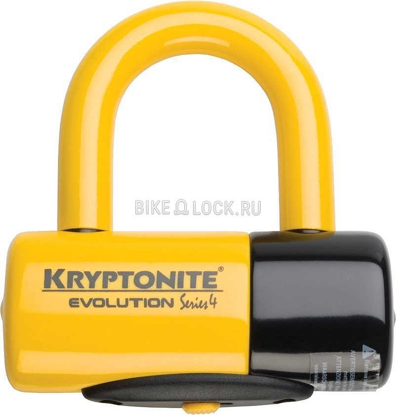 2Картинка Kryptonite Evolution Series 4 Disc Lock Yellow